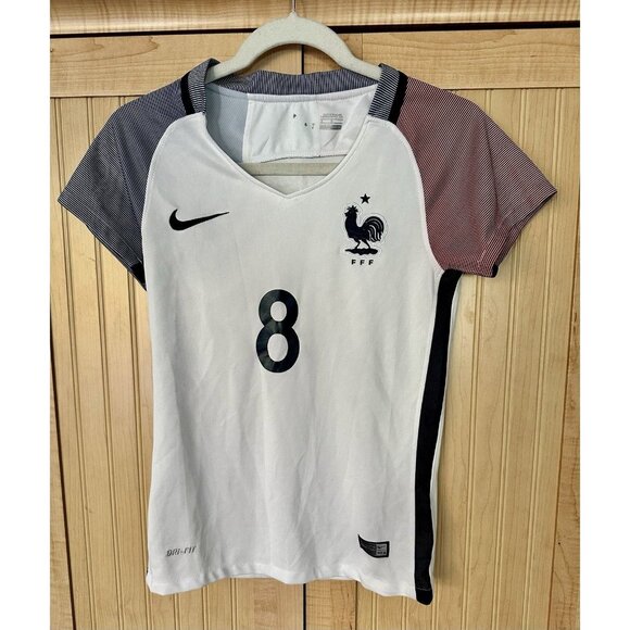 France Euros Away Payet #8 Women’s Soccer Jersey Football Size Small - Picture 1 of 4